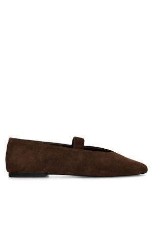 suède loafers bruin