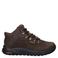 Skechers Hoge leren sneaker donkerbruin