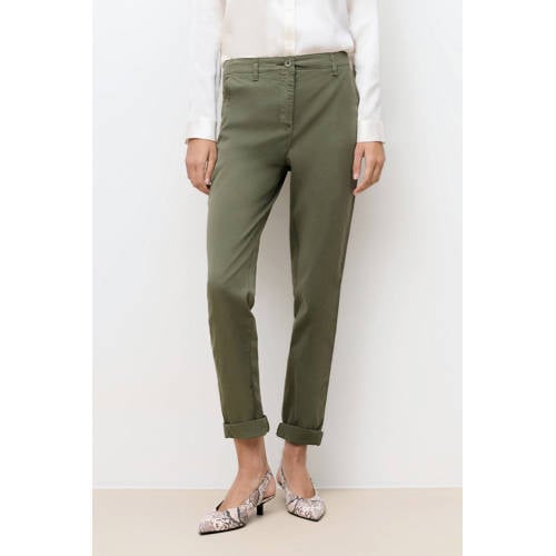 Caroll straight regular waist chino kaki afbeelding