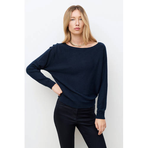 Caroll pullover met wol marineblauw afbeelding