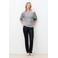 Caroll pullover met wol grijs