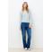 Caroll pullover met wol lichtblauw