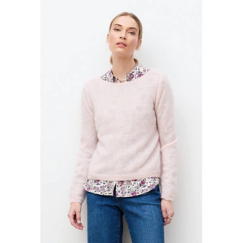 Caroll pullover met wol lichtroze afbeelding