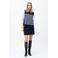 Caroll gestreepte spencer met wol marineblauw
