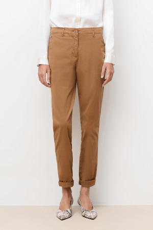 straight regular waist chino camel