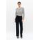 Caroll straight regular waist broek marineblauw