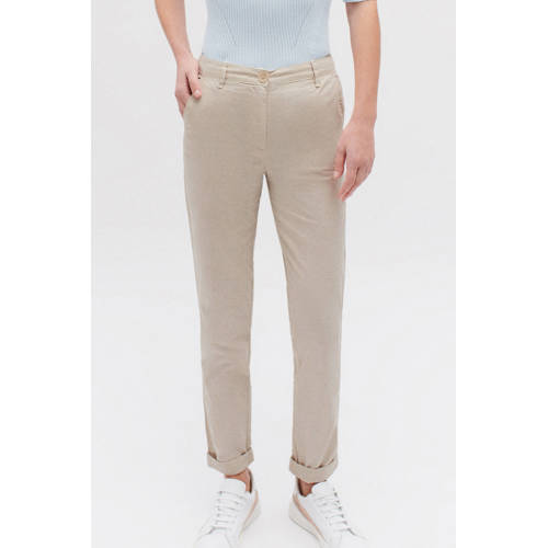 Caroll straight regular waist chino beige afbeelding