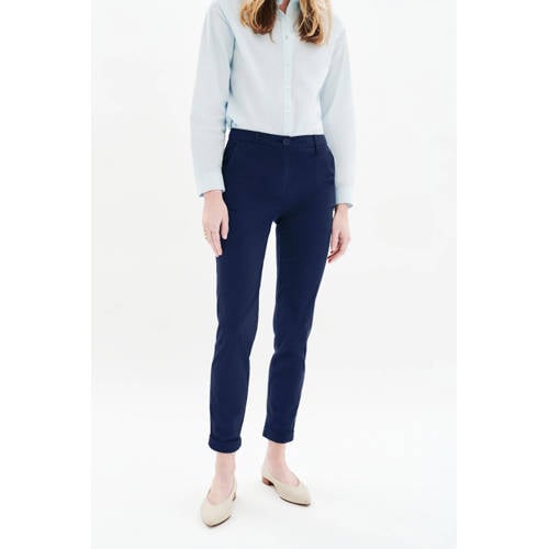 Caroll straight regular waist chino marineblauw afbeelding