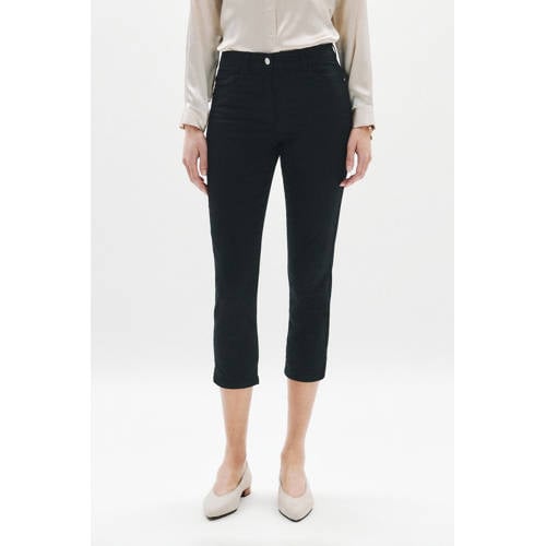 Caroll slim regular waist cropped broek zwart afbeelding