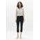 Caroll slim regular waist cropped broek zwart