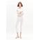 Caroll slim regular waist cropped broek wit
