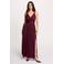 Morgan maxi jurk donkerrood
