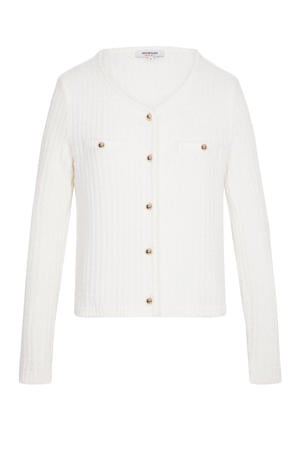 gebreid vest wit