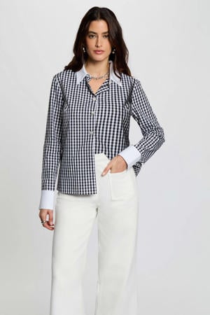 geruit blouse multi