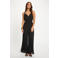 Morgan jumpsuit met stippen zwart
