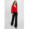 Morgan high waist bootcut jeans black denim