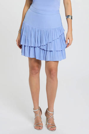 mini rok lichtblauw