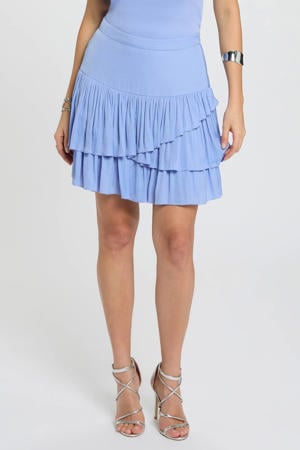 mini rok lichtblauw