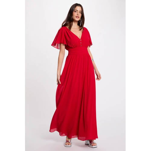 Morgan maxi jurk rood afbeelding
