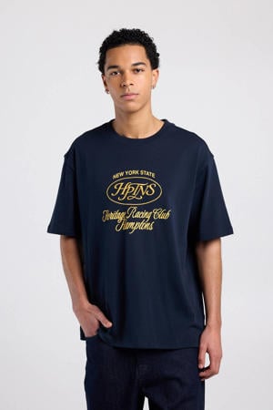relaxed T-shirt blauw