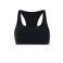 Protest voorgevormde crop bikinitop MIXEAGERT SURF met ribstructuur zwart