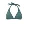 Protest voorgevormde halter bikinitop MIXCAVIAR met ribstructuur groen