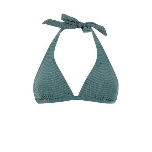 Protest voorgevormde halter bikinitop MIXCAVIAR groen afbeelding