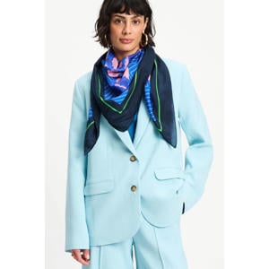 sjaal Waves blauw
