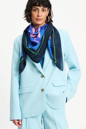 sjaal Waves blauw