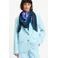 POM Amsterdam sjaal Waves blauw