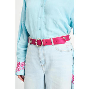 leren riem roze