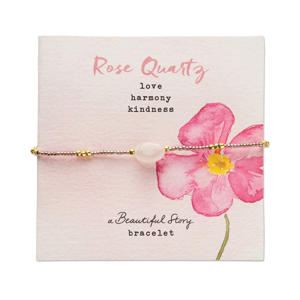armband Wanting Rose Quartz