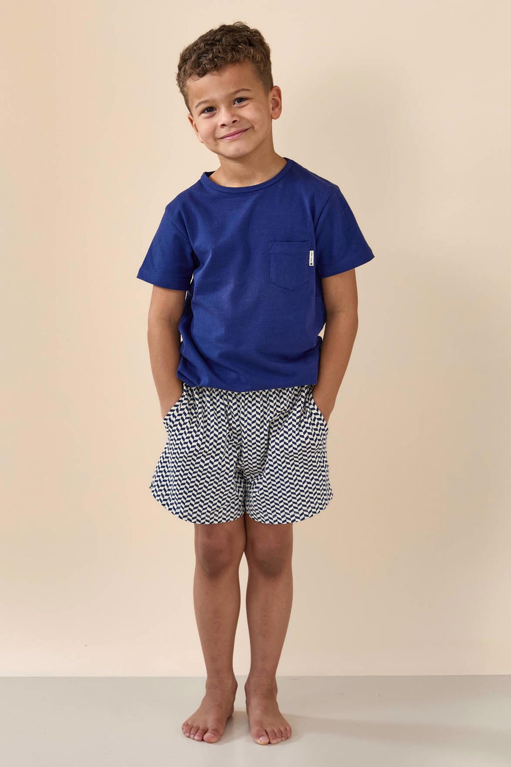 Little Label shortama blauw