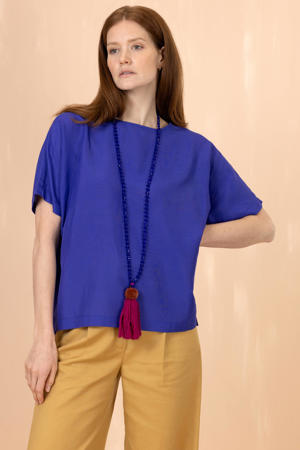 blouse donkerblauw