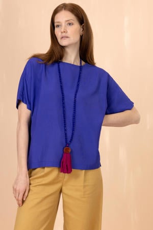 blouse donkerblauw