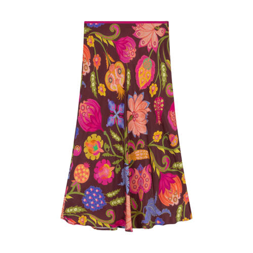 Oilily gebloemde A-lijn rok multi afbeelding