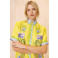 Oilily gebloemde blouse geel