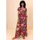 Oilily gebloemde maxi jurk multi
