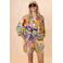 Oilily high waist broek met all over print multi