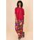 Oilily wide leg high waist broek multi