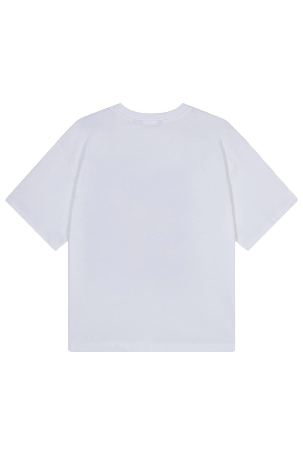 Wit, groen en blauwe dames Oilily T-shirt van katoen met printopdruk, korte mouwen en ronde hals