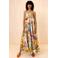 Oilily linnen maxi jurk multi