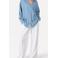 Another-Label wide leg regular waist broek ecru