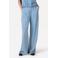 Another-Label wide leg high waist broek light blue denim