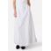 Another-Label gestreepte maxi rok wit