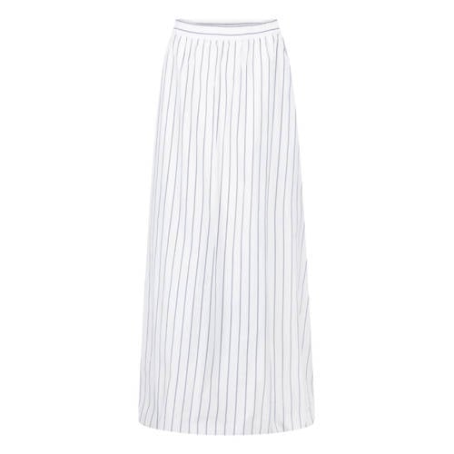Another-Label gestreepte maxi rok wit afbeelding