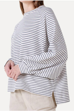 gestreepte sweater wit