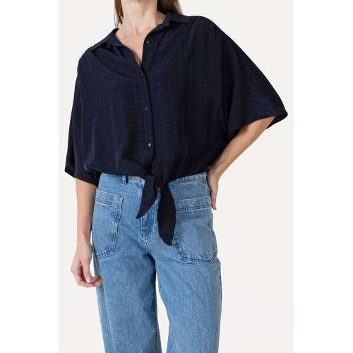 Another-Label blouse donkerblauw afbeelding