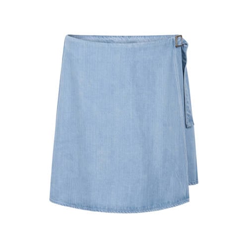 Another-Label skort light blue denim afbeelding
