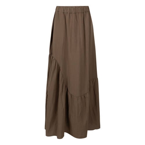 Another-Label maxi rok bruin afbeelding